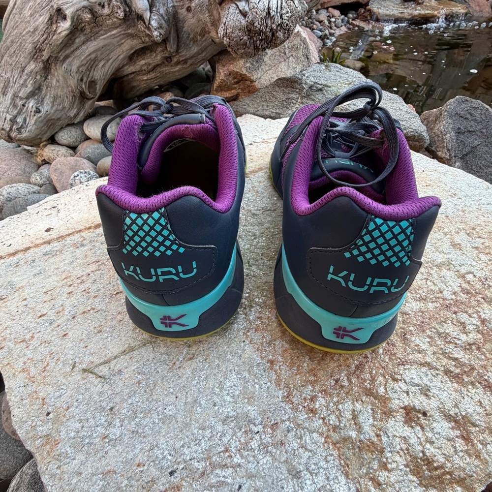 KURU Quantum 2 Womens 10.5 Walking Shoes Purple Black Comfort Sneaker EU42 - Picture 5 of 16